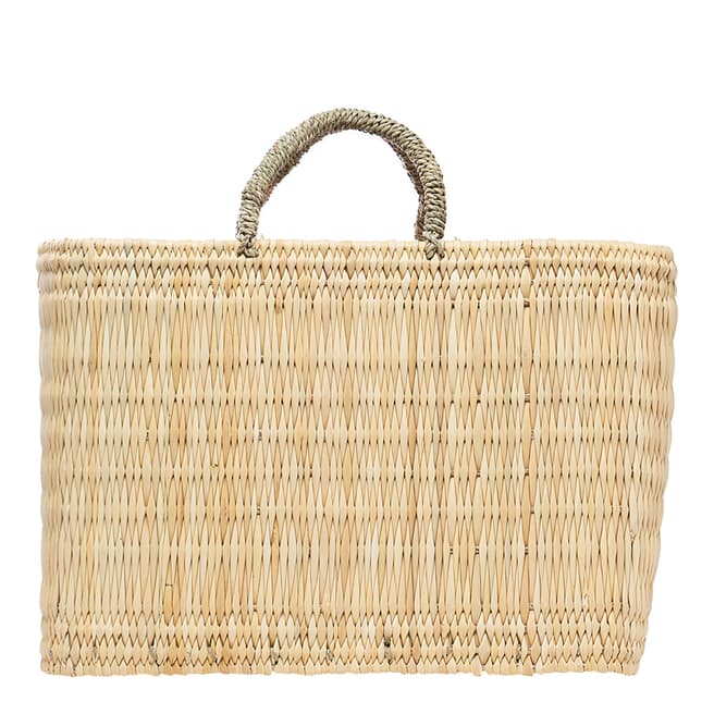 Laycuna London Garden Wicker Basket Bag