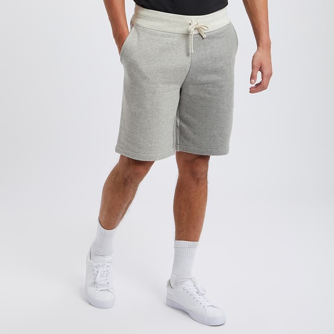 Polo Ralph Lauren Grey Fleece Cotton Blend Shorts