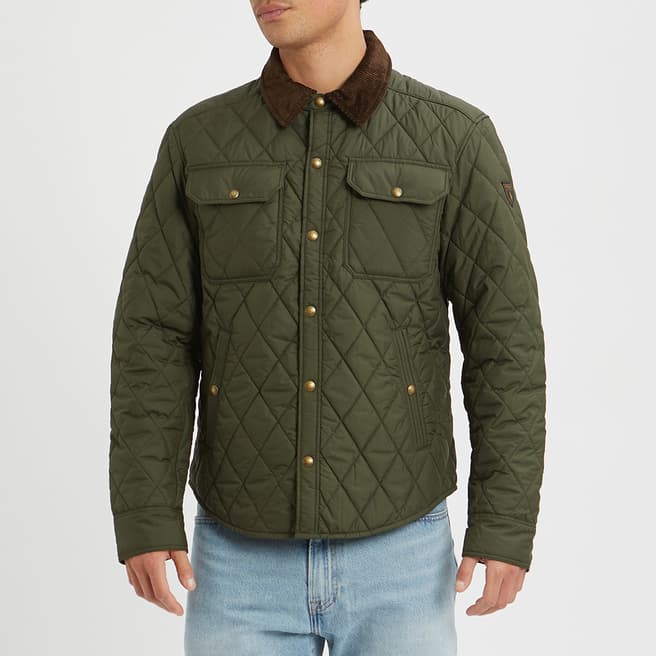 Polo Ralph Lauren Khaki Quilted Brentford Jacket