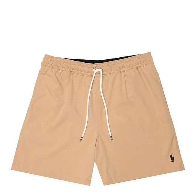 Polo Ralph Lauren Tan Traveler Stretch Swimming Shorts