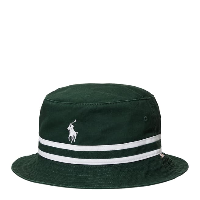 Polo Ralph Lauren Green Loft Cotton Bucket Hat