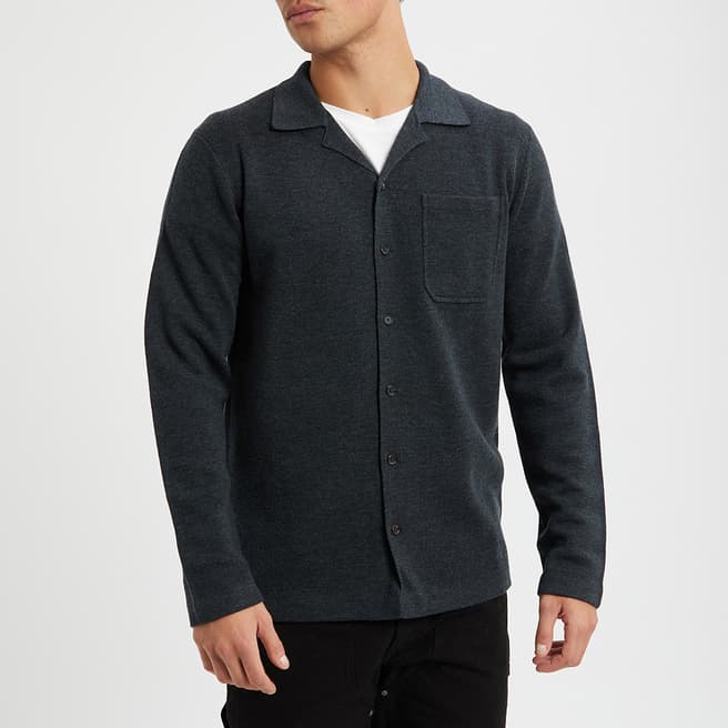 Polo Ralph Lauren Charcoal Merino Wool Shirt