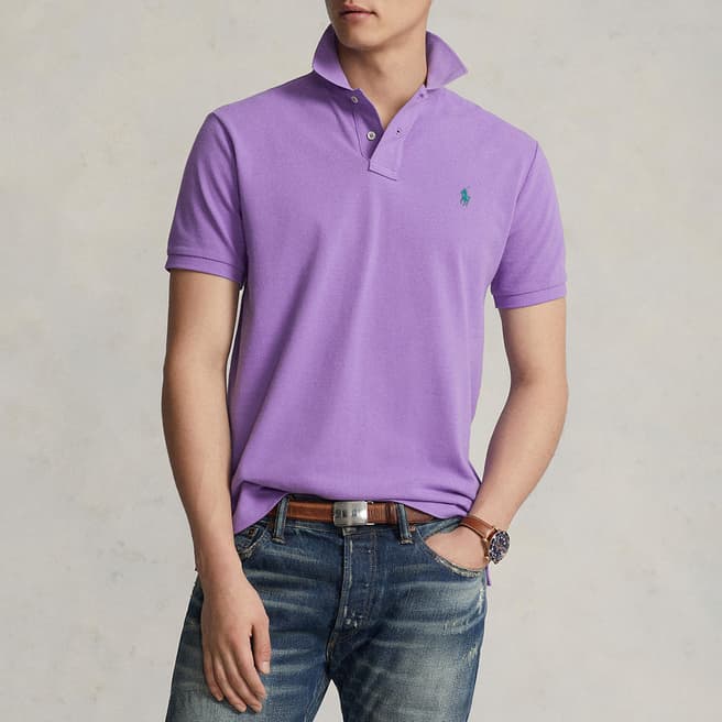 Polo Ralph Lauren Purple Cotton Polo Shirt