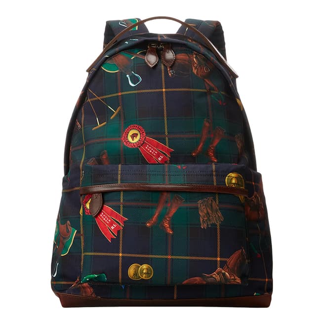 Polo Ralph Lauren Multi Printed Leather Blend Backpack