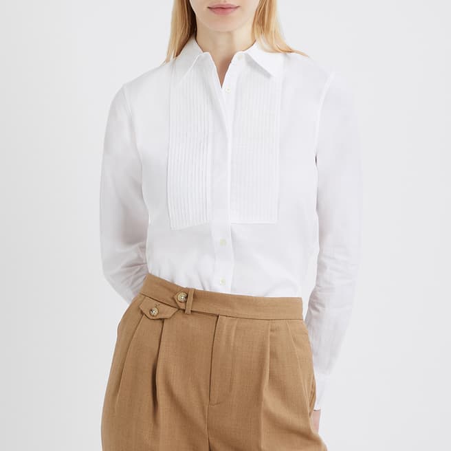 Lauren Ralph Lauren White Cotton Dress Shirt