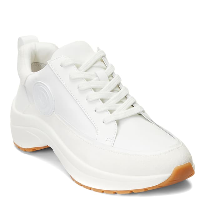 Lauren Ralph Lauren White Reaghan Leather Trainers