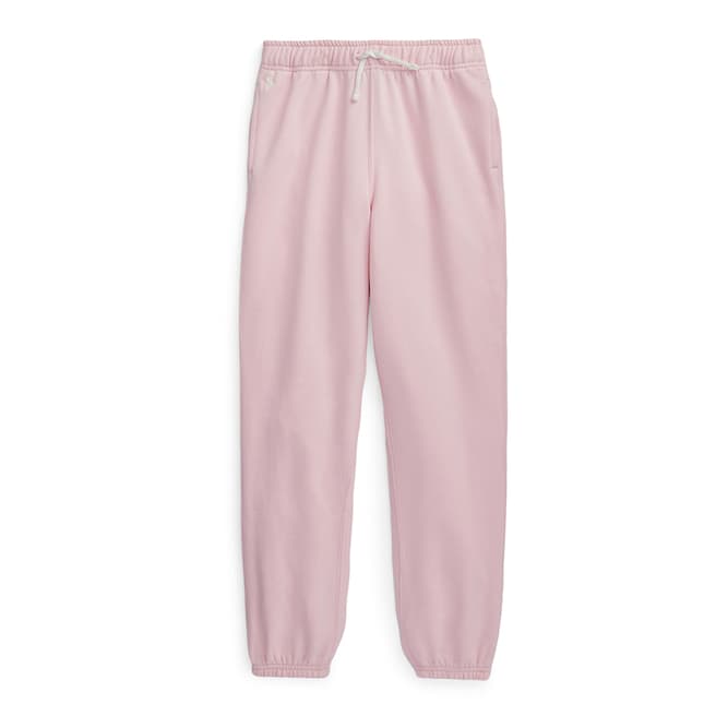 Polo Ralph Lauren Older Girl's Pale Pink Fleece Cotton Blend Joggers