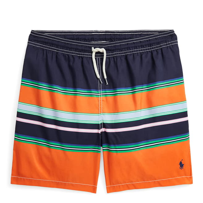 Polo Ralph Lauren Older Boy's Navy Striped Swimming Trunks 