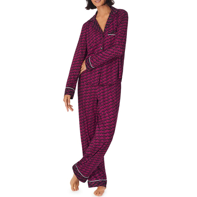 DKNY Purple Long Pyjama Set