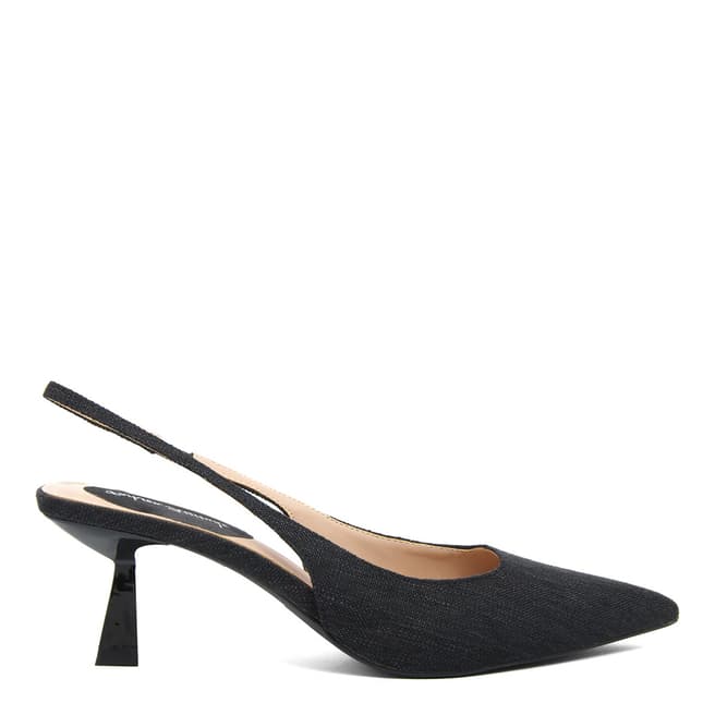 Fashion Attitude Black Sling Back Court