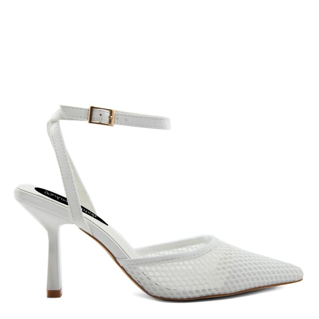 Fashion Attitude White Ankle Strap Court