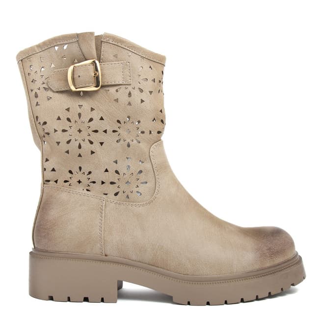 Fashion Attitude Khaki Ankle Boot