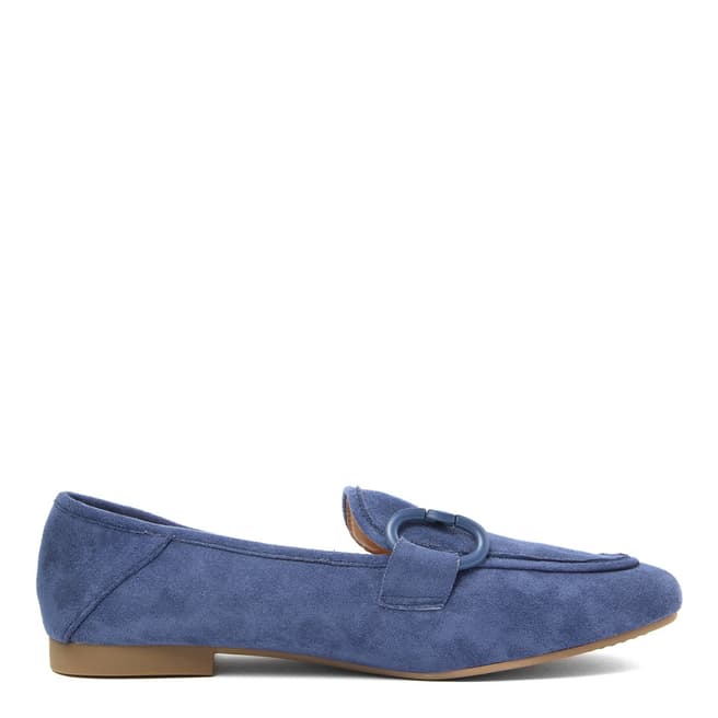 Fashion Attitude Blue Suede Loafer