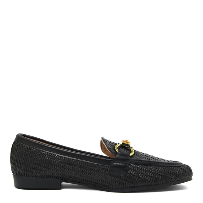 Fashion Attitude Black Woven Loafer