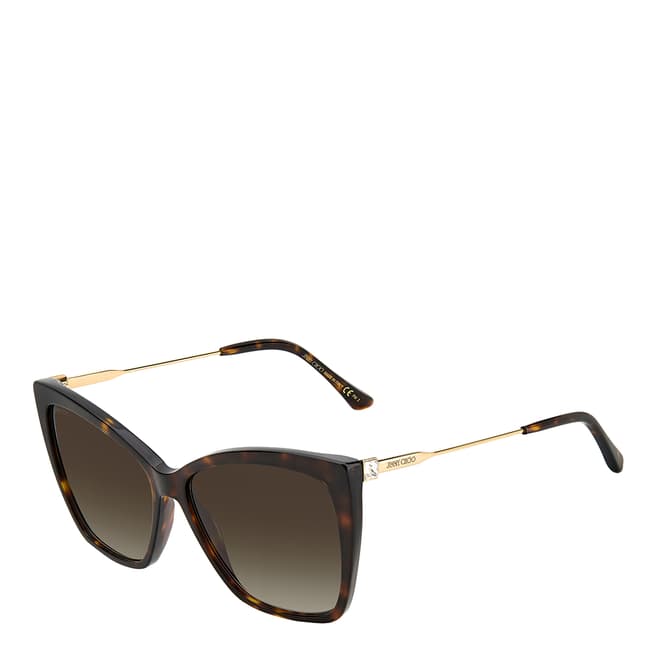 Jimmy Choo Havana Seba Rectangular Sunglasses