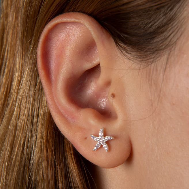 Elika Silver Star Earring