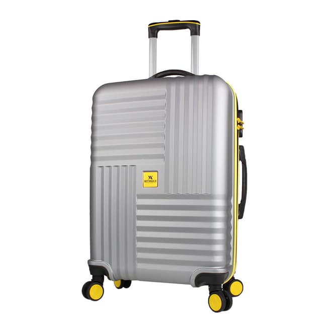 MyValice Grey PLEO Medium Suitcase