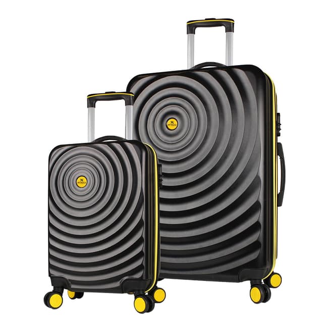 MyValice Black DOPKB Set of 2 Suitcases