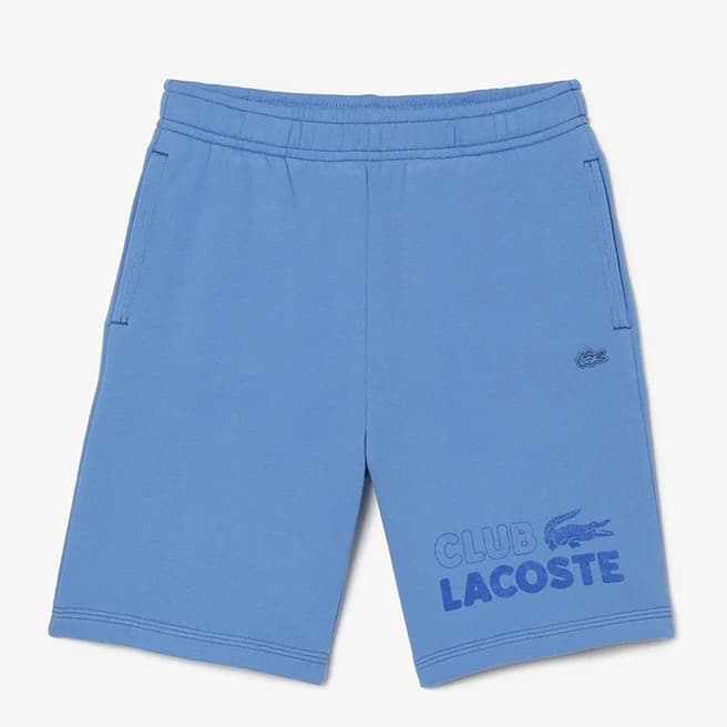 Lacoste Teen Boy's Blue Club Lacoste Cotton Shorts