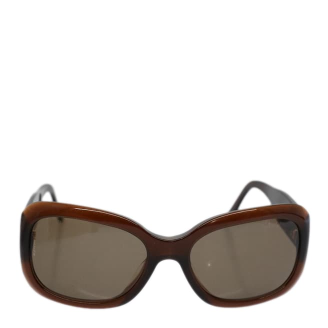 Vintage Chanel Brown Coco Mark Glasses