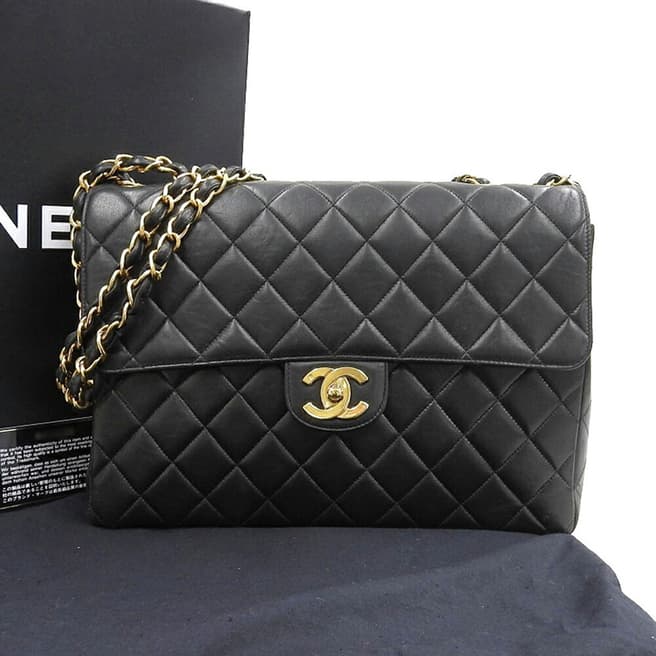 Vintage Chanel Black Timeless Shoulder Bag