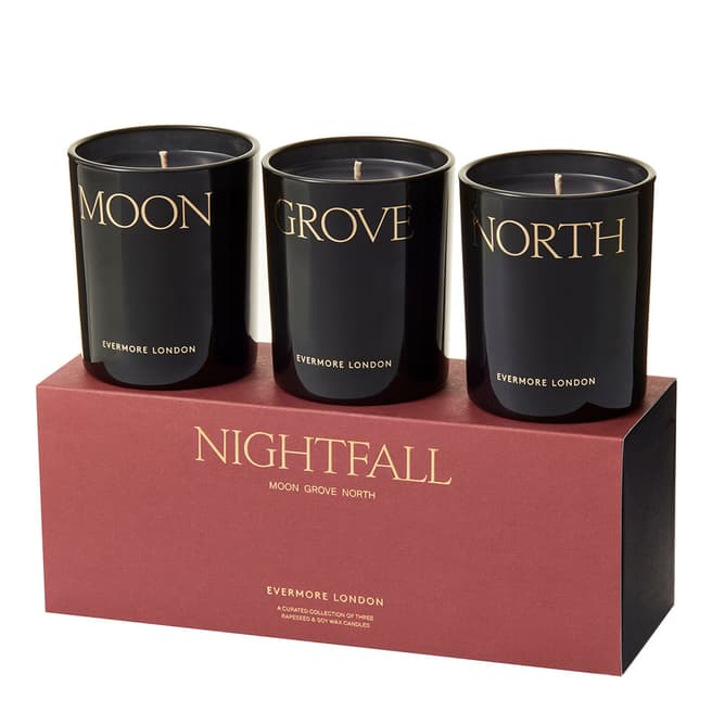Evermore London Nightfall Gift Set (3 x 145g)