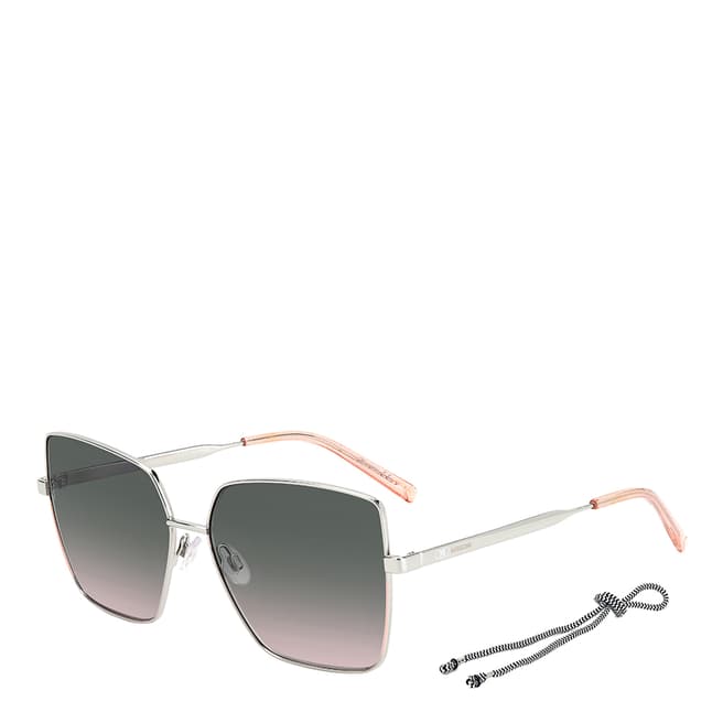 Missoni Palladium Pink Green Pink Square Sunglasses