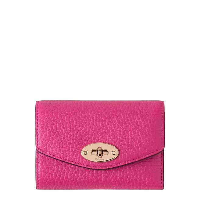 Mulberry Pink Darley Folded Multi Card Wallet