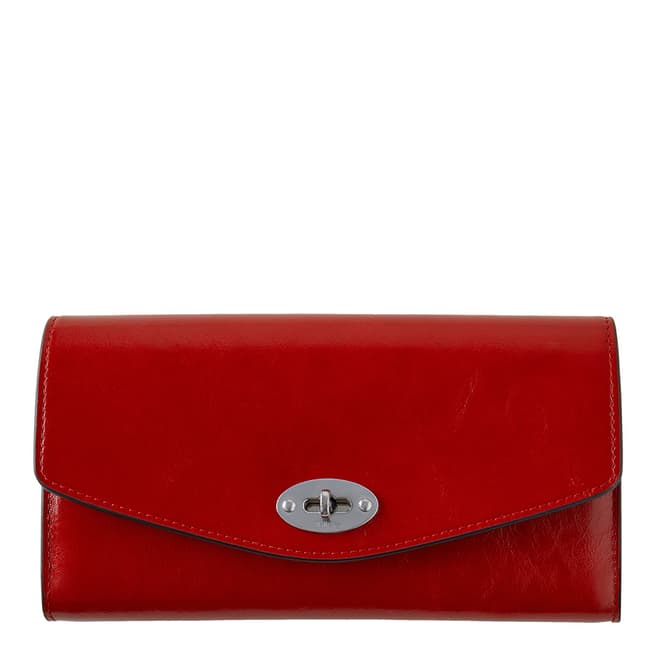 Mulberry Oxblood Continental Wallet Purse