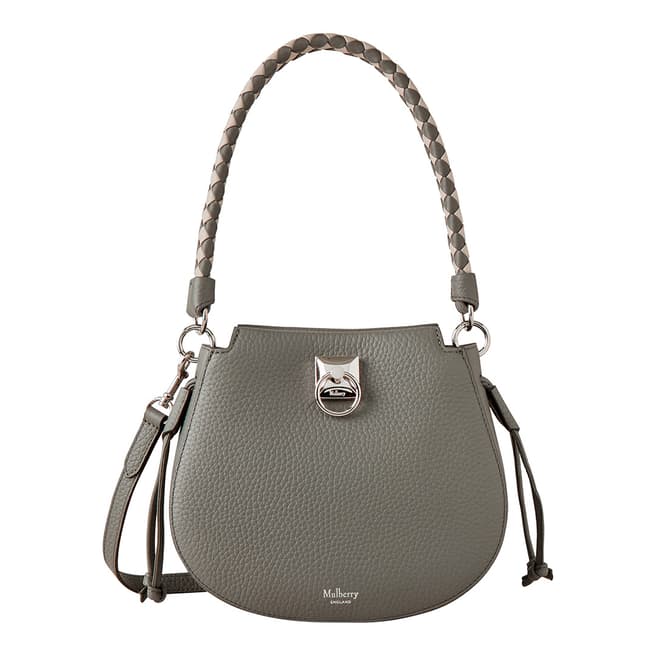 Mulberry Charcoal Mini Iris Hobo Shoulder Bag