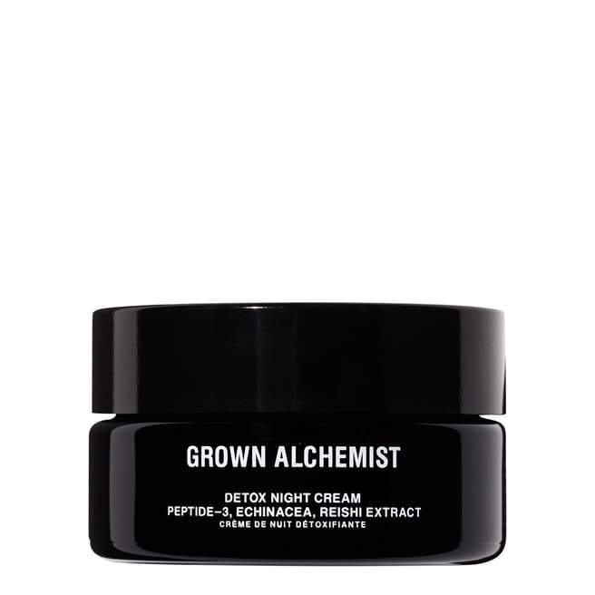 Grown Alchemist Detox Night Cream: Peptide-3, Echinacea, Reishi Extract  - 40ml