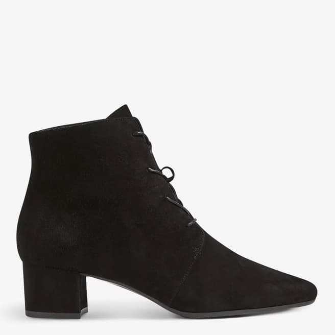 L K Bennett Black Leather Lola Ankle Boots