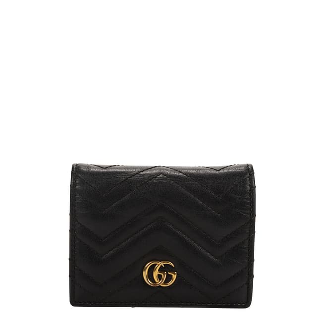 Vintage Gucci Black Marmont Card Case Wallet