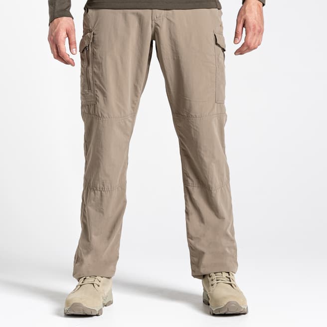 Craghoppers Beige NosiLife Cargo Trousers