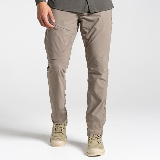 Craghoppers Beige NosiLife Pro Active Trousers