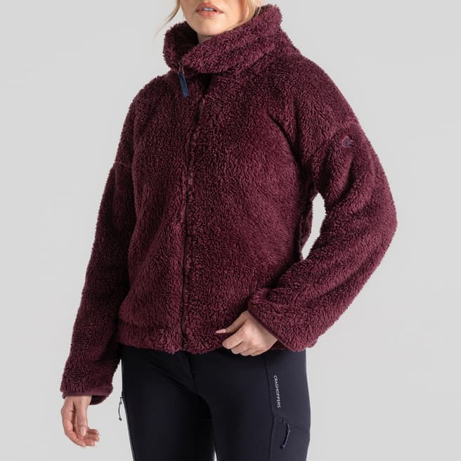 Craghoppers Burgundy Bronagh Full Zip Fleece