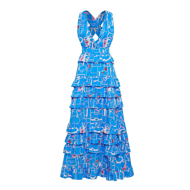 Paolita Blue Smoke & Mirrors Delphine Dress