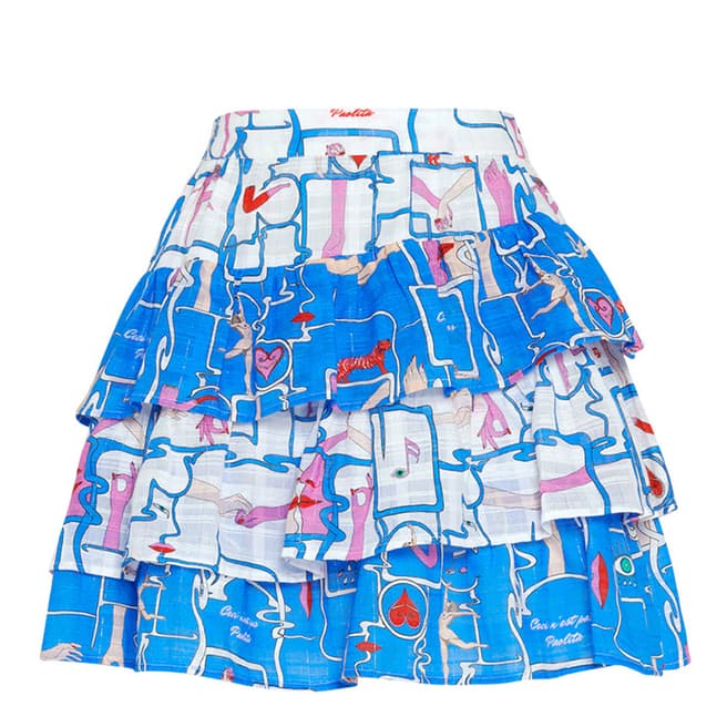 Paolita Blue Multi Smoke & Mirrors Palermo Skirt