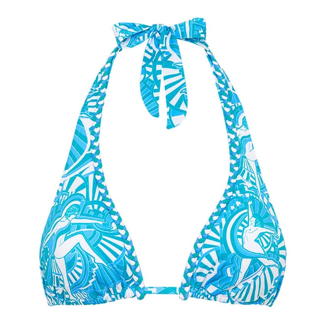 Paolita Blue Cosmic Dancer Amina Bikini Top