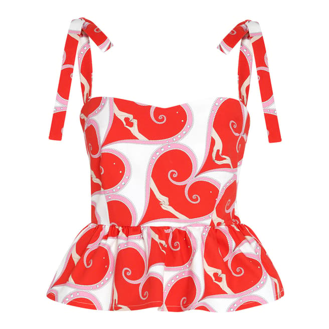 Paolita Red Heartbreaker Malena Top