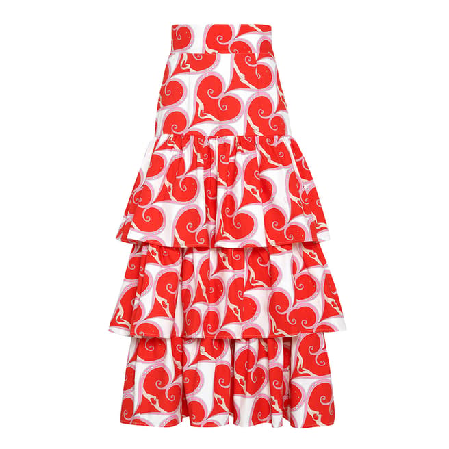 Paolita Red Heartbreaker Santo Domingo Skirt