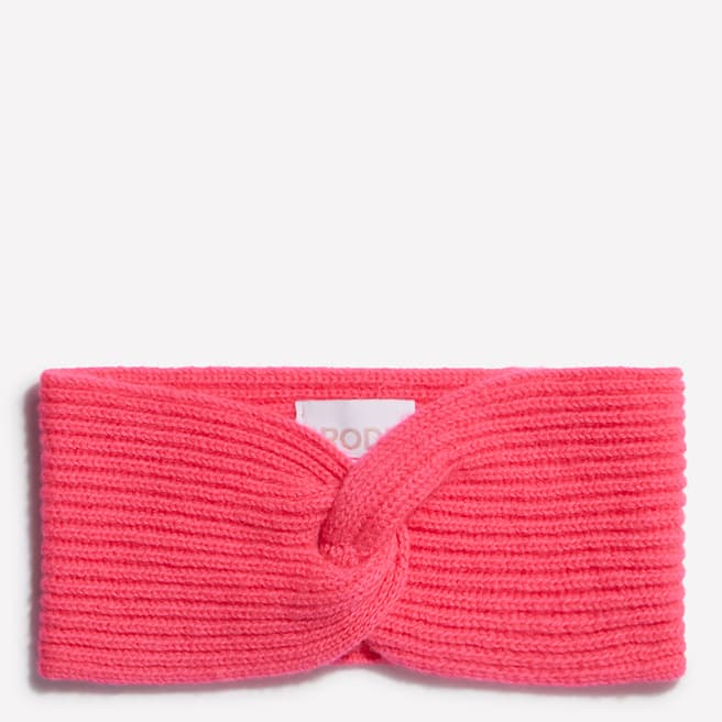 Scott & Scott London Neon Pink Cashmere Headband