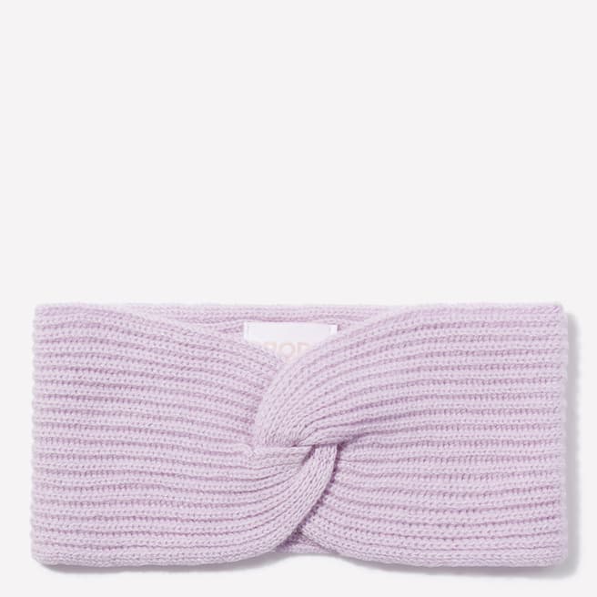 Scott & Scott London Soft Lilac Cashmere Soft Headband