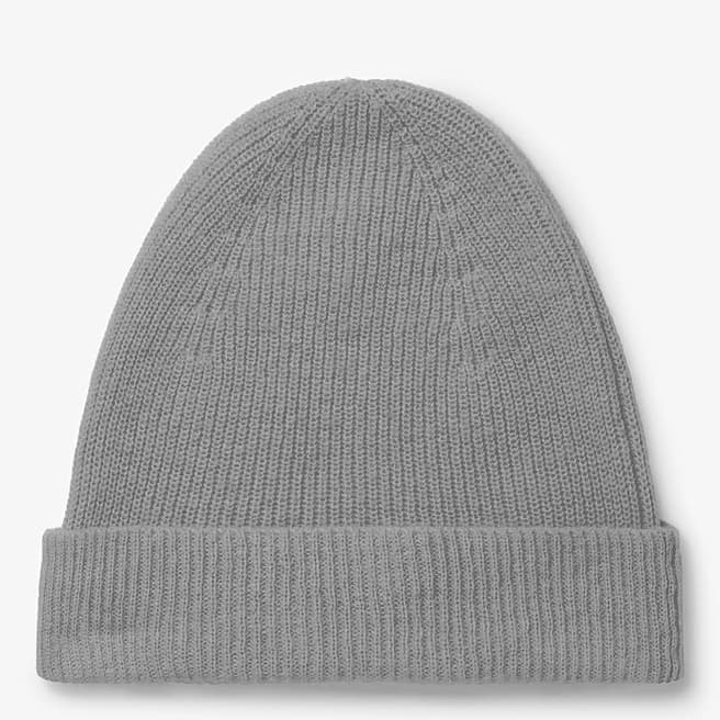 Scott & Scott London Super Grey Cashmere Beths Beanie 