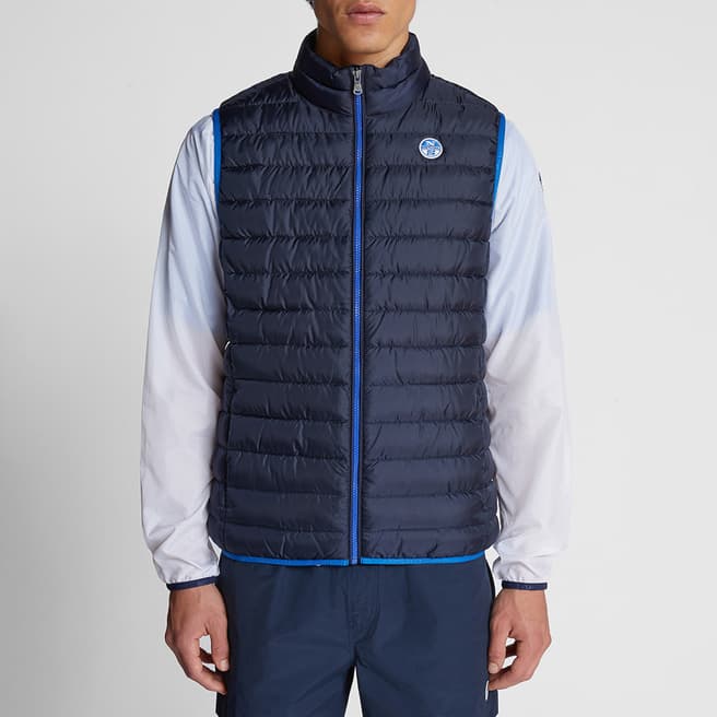 NORTH SAILS Navy Crozet Padded Vest