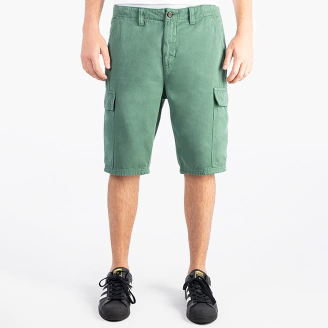 NORTH SAILS Green Cotton Cargo Shorts