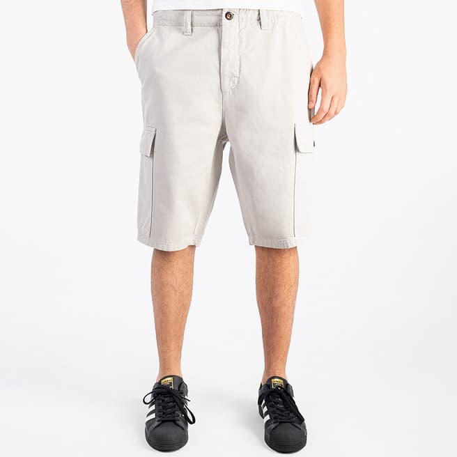 NORTH SAILS Off White Cotton Cargo Shorts