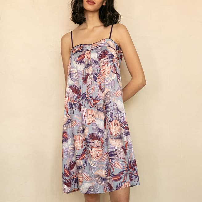 Fable & Eve Wimbledon Sea Horse Print Strappy Chemise