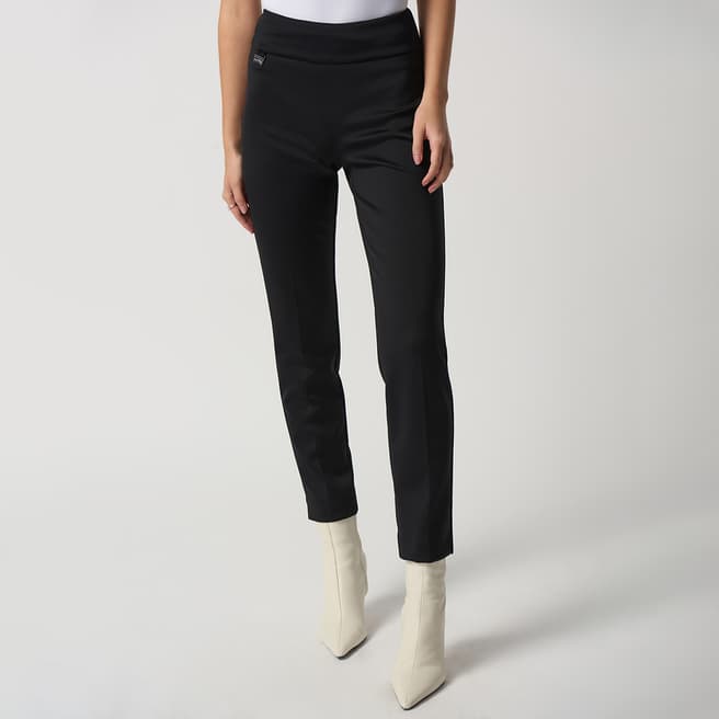 Joseph Ribkoff Black Straight Leg Trousers