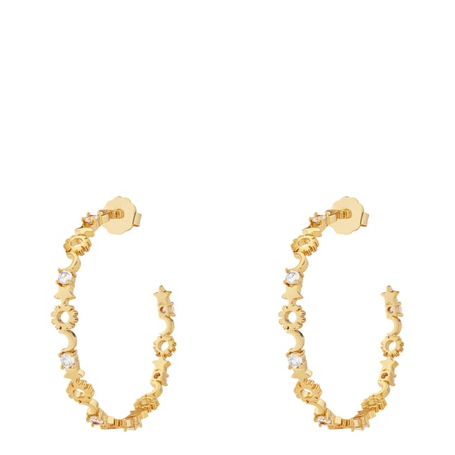 Celeste Starre 18K Recycled Gold Heaven's Sparkle Earrings